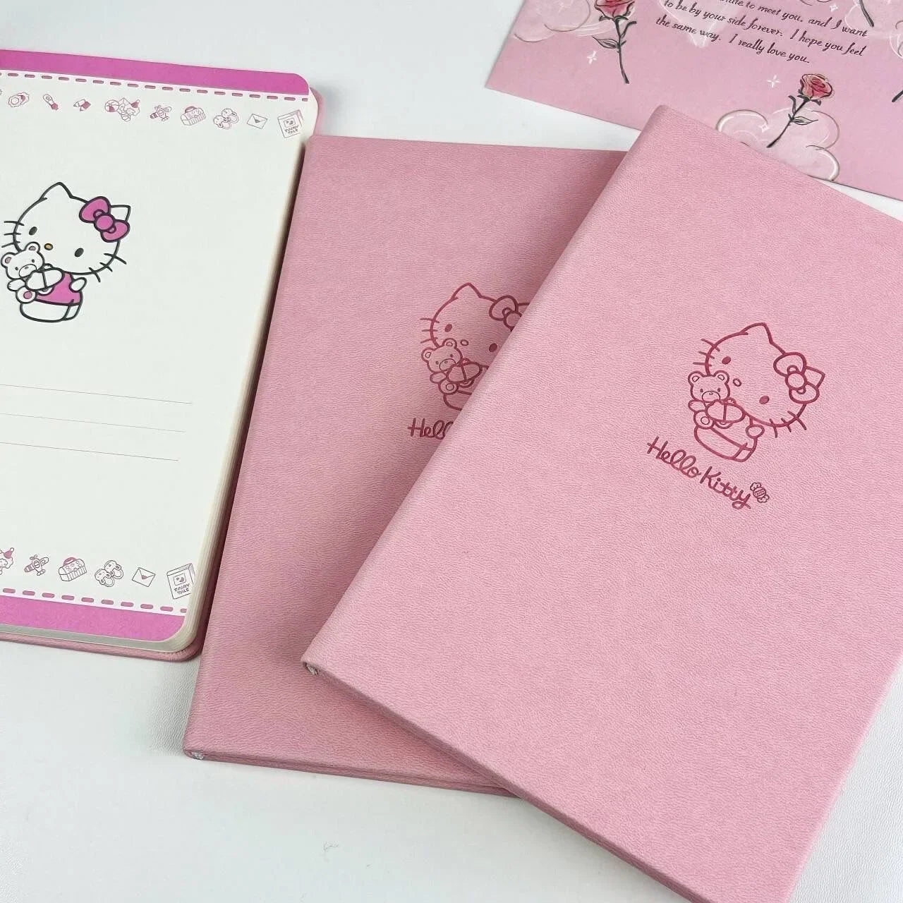Sanrio Hello Kitty Notebook - A5 Pink Anime Notepad for School & Office, Cute Diary Gift for Kids