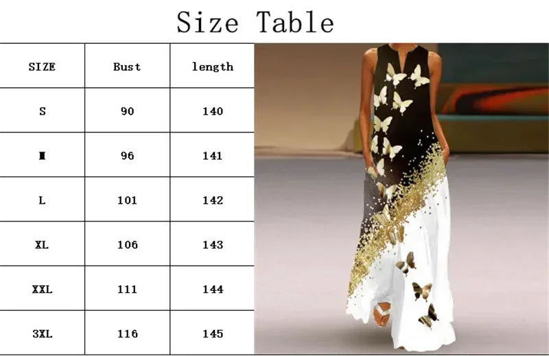 Spring Summer Long Dress Womens Long Casual Party Dresses Women Clothing Casual A-Line Printing V-Neck Pockets Maxi Dress Autumn