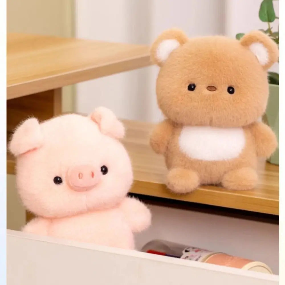 Kawaii 16cm Plush Companion Doll Plush Capybara Stuffed Animal Pillow Elephant Bear Animal Plush Toy Sleeping Gift