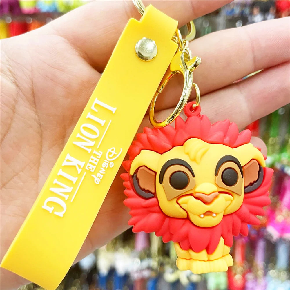 New Kawaii Anime Disney Keychain Toy Story Personalized Variety of Cartoon Doll Keyring Key Chain Car Pendant Kids Toys Gifts