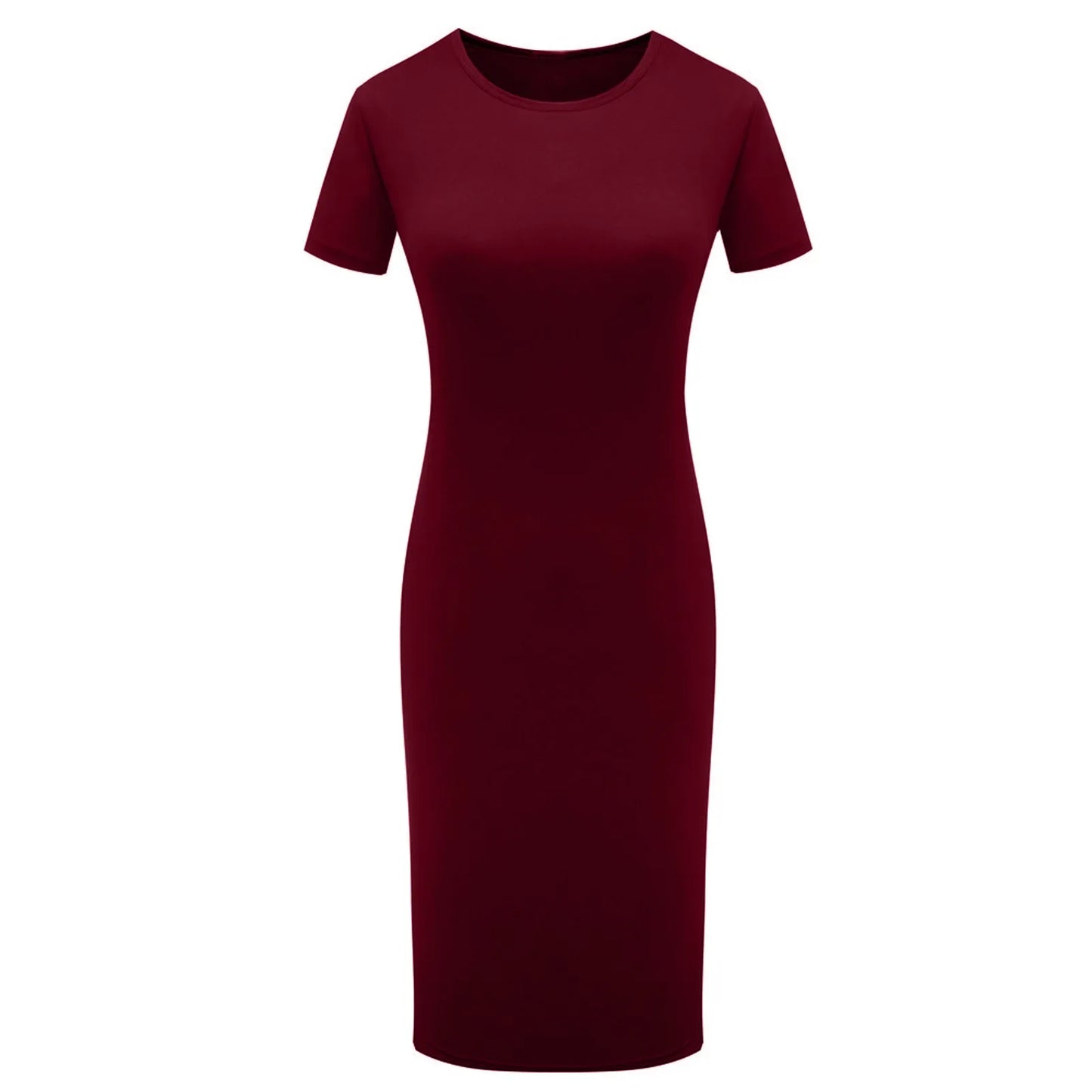 Summer Dress High Stretch Tank Robe Solid Short Sleeve Casual Slim Long Pencil Dress Women Sexy Maxi Dress Elegant Thin Vestido
