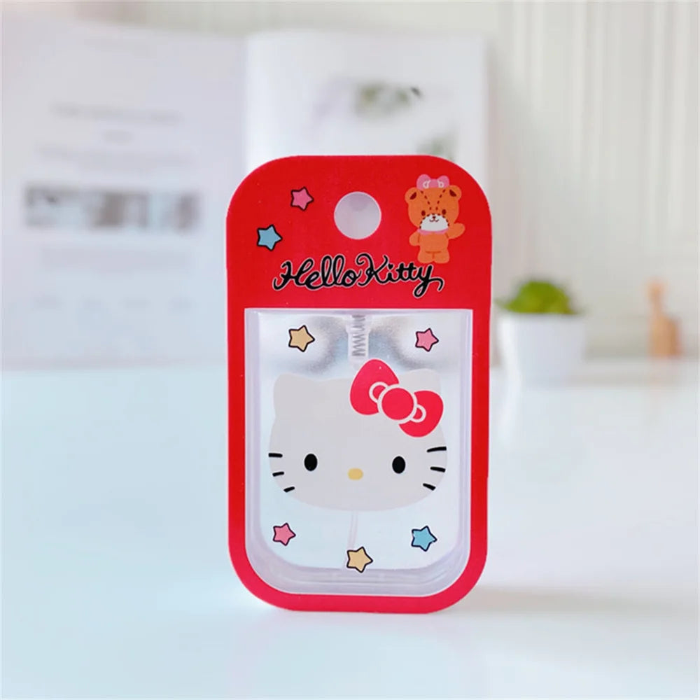 50ml Sanrio Portable Spray Bottle Hello Kitty Melody Refillable Hand Sanitizer Alcohol Bottles Travel Sub-bottling Kids Gifts