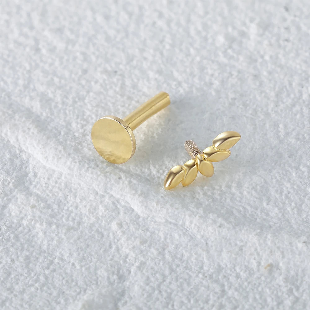 Aide 925 Sterling Silver 1pc Geometry Multi Piercing Stud Earrings For Women K Gold Simple Elegant Tassel Jewelry Gift Pendiente
