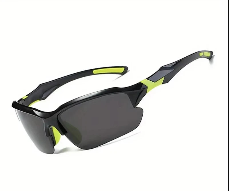 Outdoor Polarized Fashionable Sports Glasses for Men and Women, Windproof Suitable for Baseball Running Fishing Golf and Driving