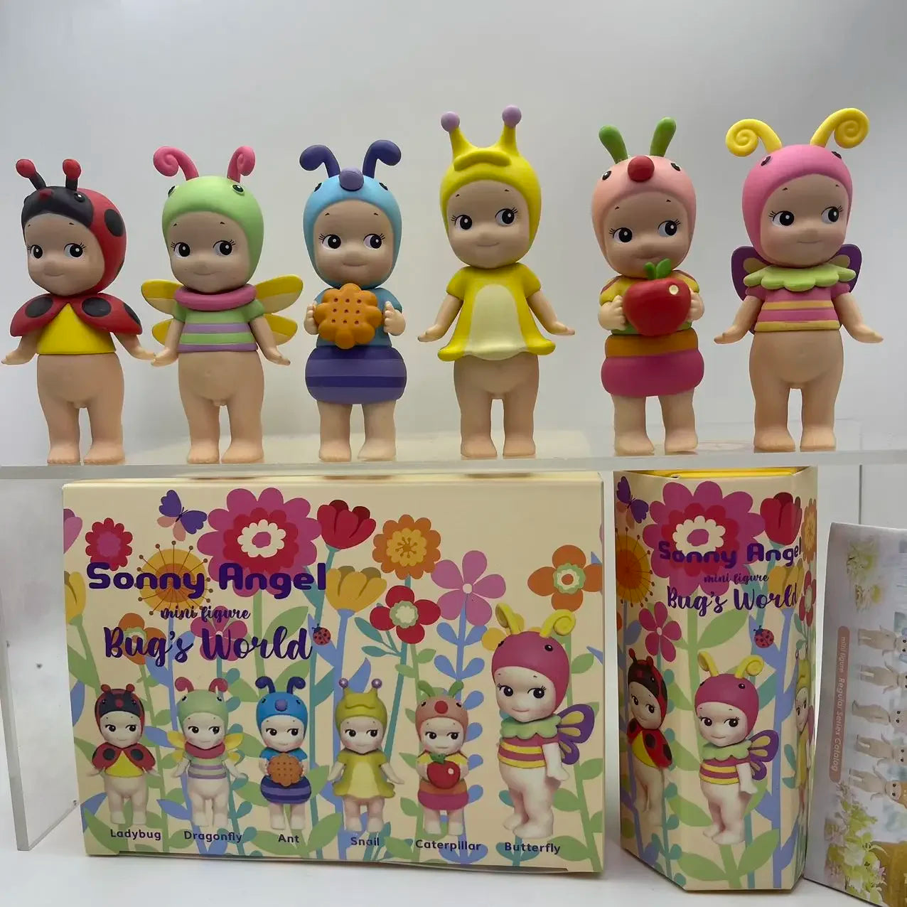 ソニーエンジェル ブラインドボックス ミニフィギュア バグズワールド限定シリーズ アニメフィギュア かわいい人形 子供用 クリスマス 誕生日 ギフト 6個