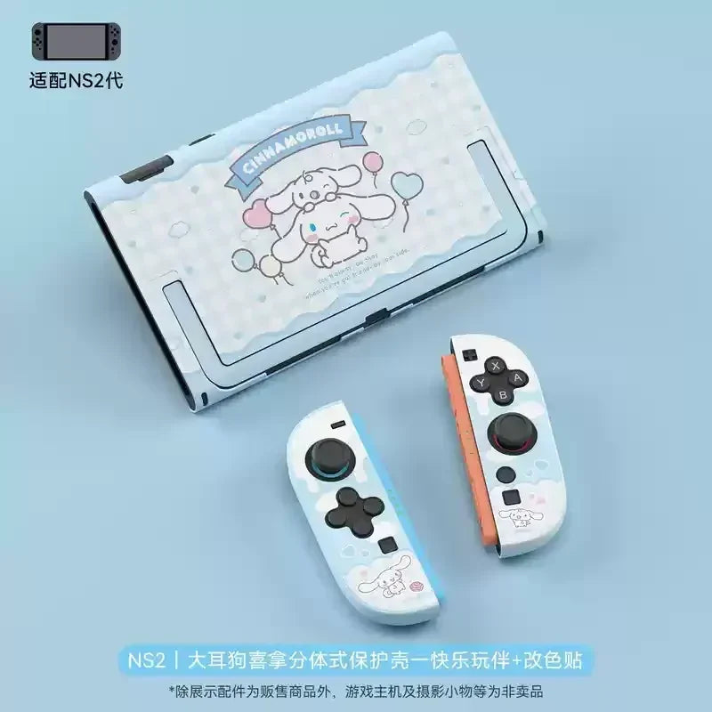 New Sanrio Figure Kuromi Hellokitty Switch2 Protective Case Hardshell Case Pluggable Base Ns2 Accessories Ornaments Girls Gift