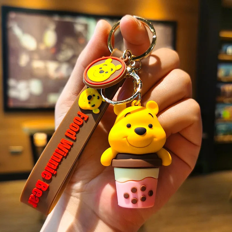 New Kawaii Anime Disney Keychain Toy Story Personalized Variety of Cartoon Doll Keyring Key Chain Car Pendant Kids Toys Gifts