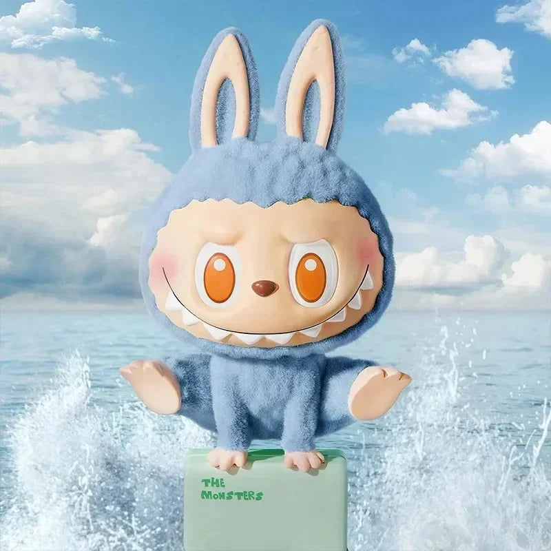 POP MART LABUBU THE MONSTERS Lazy Yoga Series Blind Box Toys Kawaii Anime Action Figure Caixa Caja Mystery Box Dolls Girls Gift