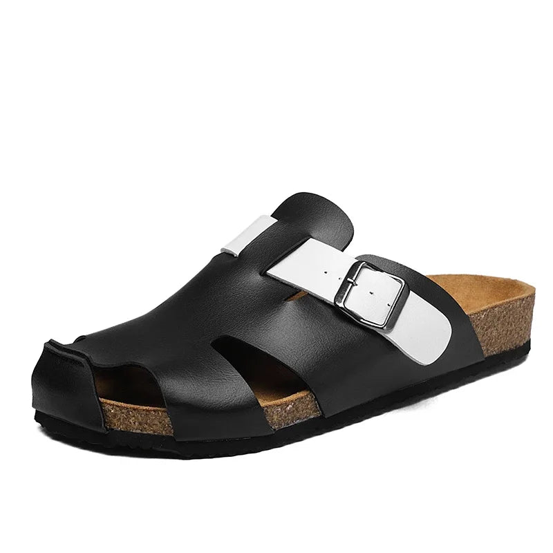 Fashion designer sandals for men-High quality beach shoes comfy non-slip slides luxury slippers free shipping