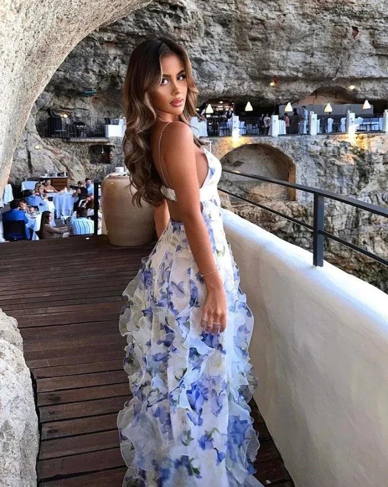 Long dresses Elegant Off Shoulder Evening Dress 2025 Princess Sleeve Chiffon Gown for Women Party Prom Formal Wear Long A-Line