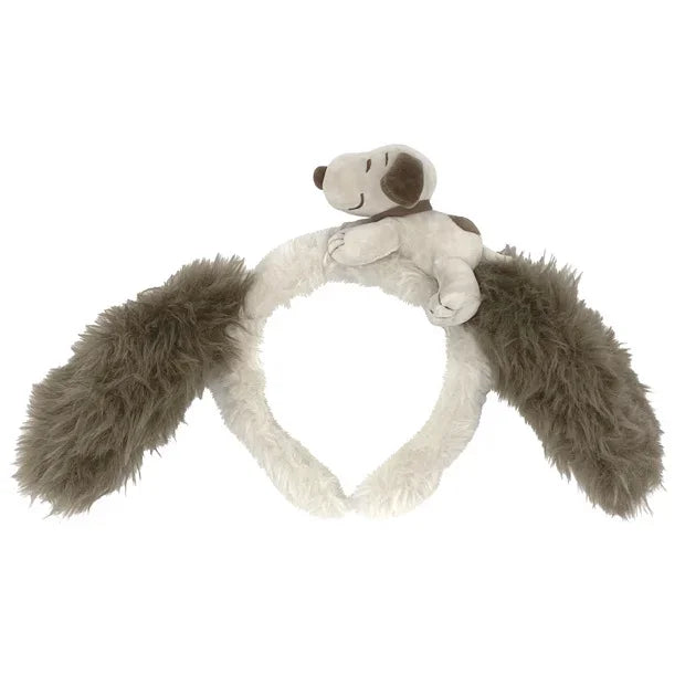 Cartoon Cute Snoopy Hair Accessories Headband Plush Toy Doll Cosplay Christmas Props