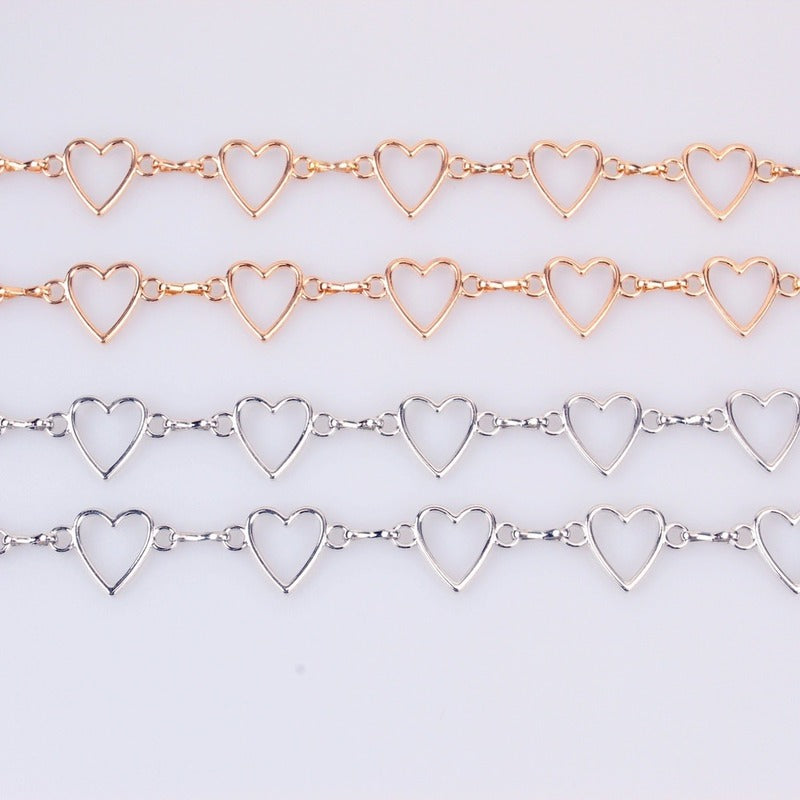 Women Fashion Heart Shaped Metal Waist Chain Belt Waistband Accessories