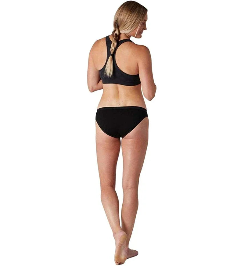 Women's 100% Merino Wool Bikini Brief Merino Underwear Lightweight Briefs Women Sports Active Panties Soft Breathable Anti-Odor