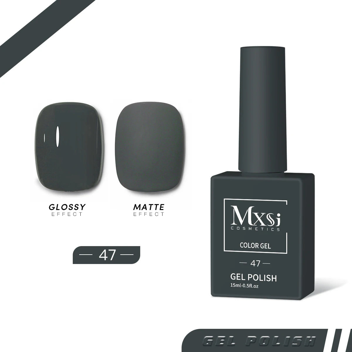 Mxsi 15ml ジェルネイルポリッシュ ネオンブラウン ロイヤルブルー レッドグリーン パスタルヌード ネイルアートワニス ジェルラッカー トップコート UVジェルネイル 未セット
