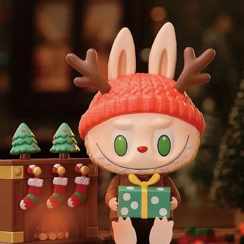 POP MART Labubu The Monsters Let's Christmas Series Mystery Box Guess Bag Toys Doll Cute Anime Figure Desktop Ornaments