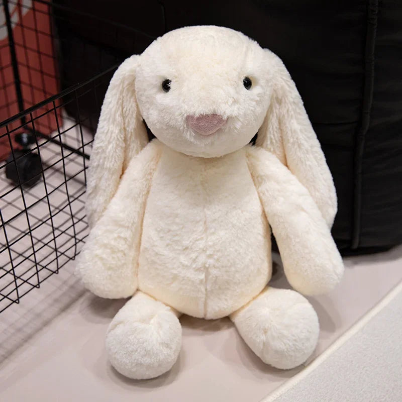 かわいい長い耳のウサギのぬいぐるみぬいぐるみバニー人形赤ちゃんの睡眠仲間ぬいぐるみ人形子供へのギフト