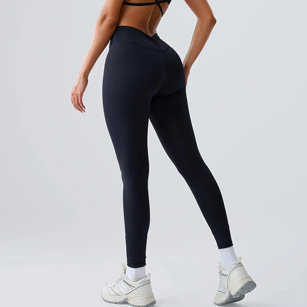 Women Yoga Leggings Fitness Leggings Running Cycling Pants Breathable Sports Leggings High Waist Leggings Workout Gym Clothing