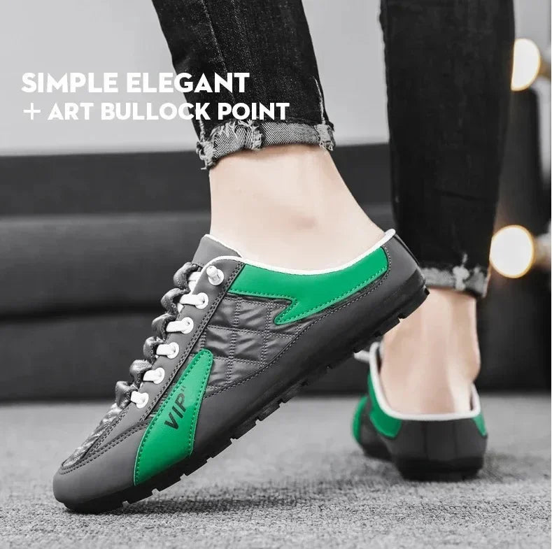 2025 Summer Slippers for Men Trendy Men's Flat Bottom Casual Shoes Soft Sole Support Shoes Men's Sneakers Zapatos De Hombre