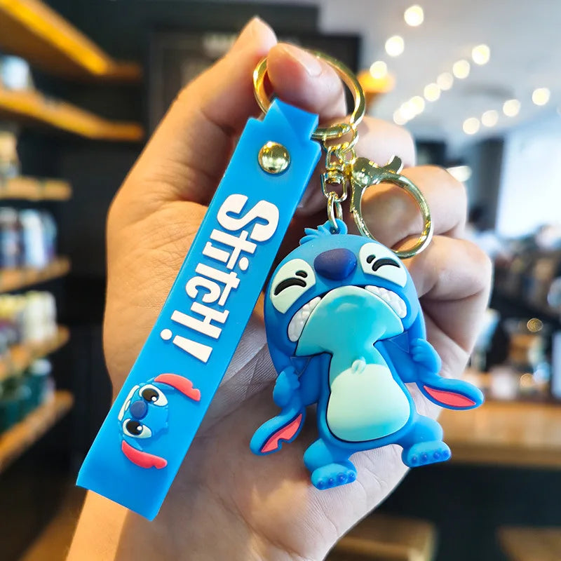 New Kawaii Anime Disney Keychain Toy Story Personalized Variety of Cartoon Doll Keyring Key Chain Car Pendant Kids Toys Gifts