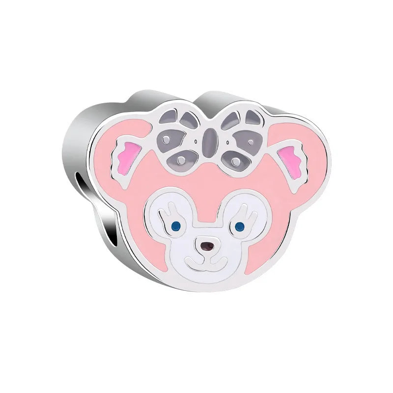Sanrio Hello Kitty Melody Charming Cartoon Dripping Oil Beads Fit Original Pandora Bracelets Colorful DIY Jewelry Accessories