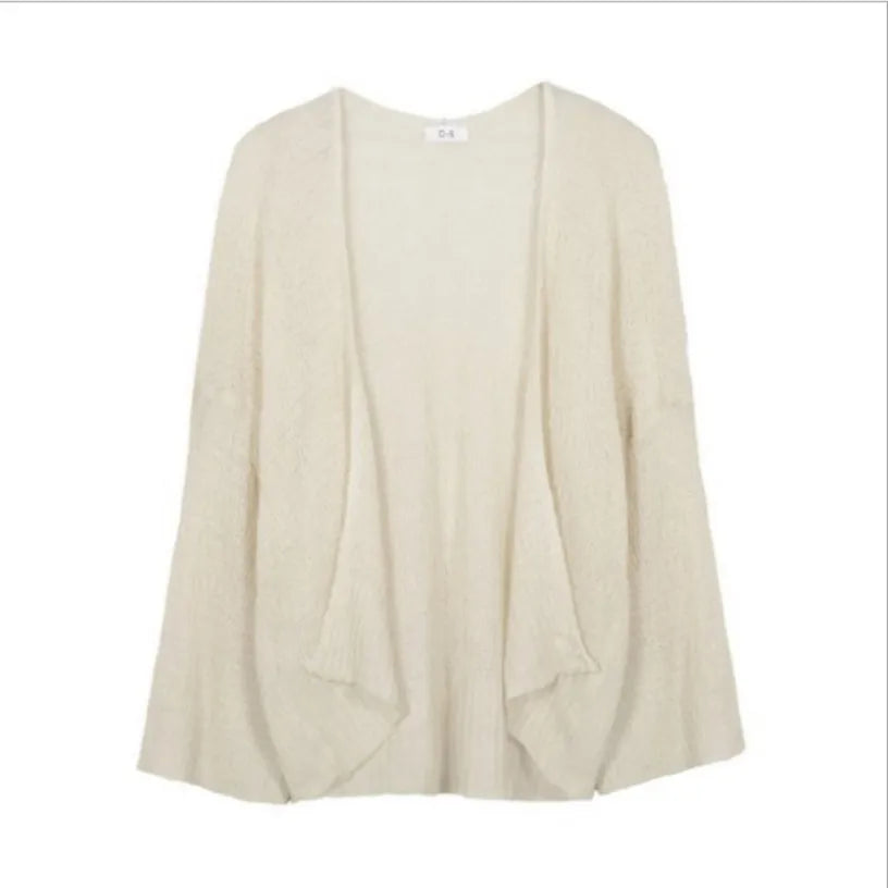 Knitted Cardigan women plus size Summer cardigan Sweater women Loose Hollow coat kardigan Sweter Cardigans korean top