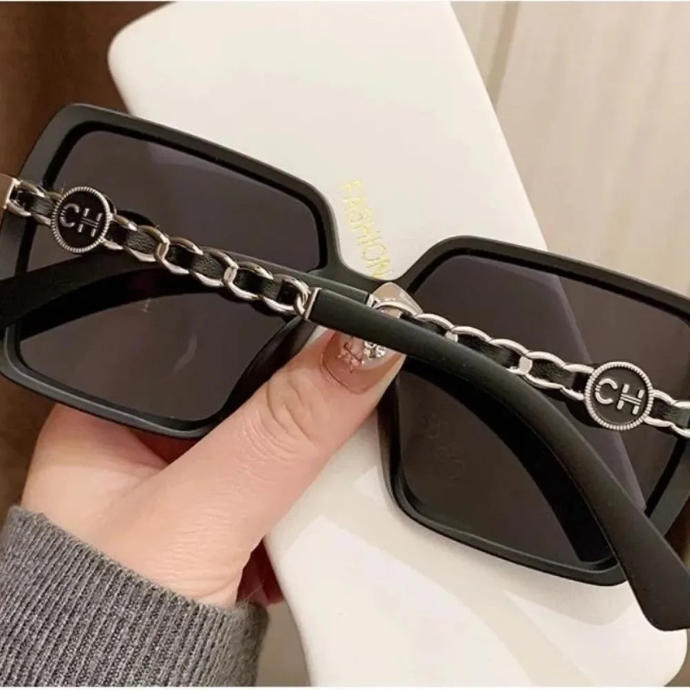 Polarized Sunglasses for Women, Fashionable Square Sunglasses, Driver's Goggles, Face Enhancing Small Glasses