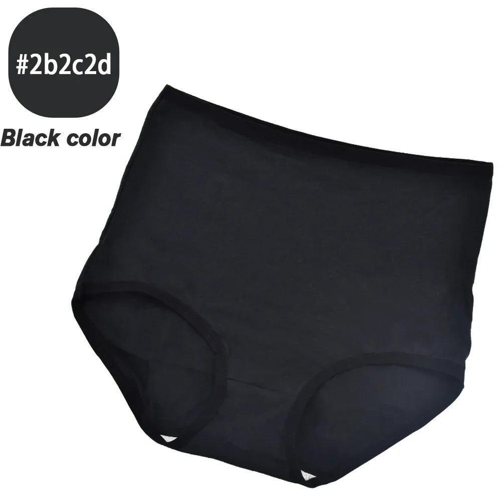 Women Cotton High Waist Panties Soft Breathable Briefs Oversize Underwear Plus Size Lingerie Seamless Ladies Panty Underpants