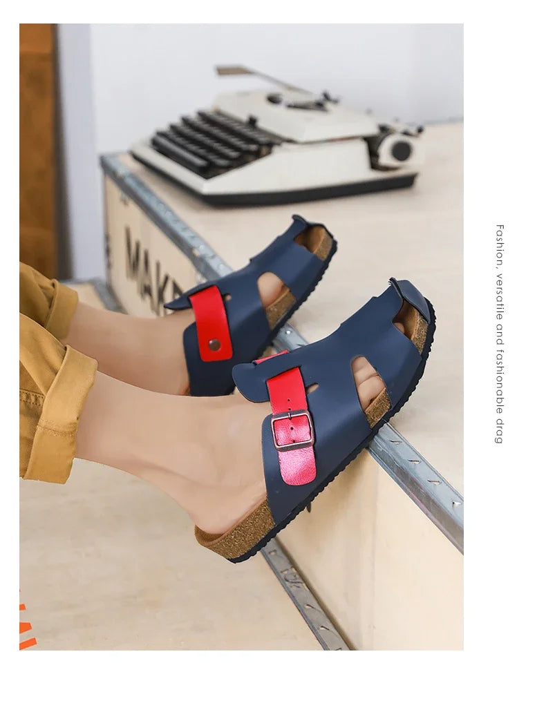 Fashion designer sandals for men-High quality beach shoes comfy non-slip slides luxury slippers free shipping