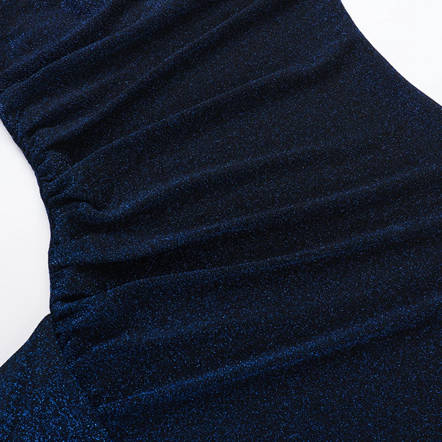 2024 Glitter Sexy Dress Women Strapless Skeleton Mini Summer Bodycon Dress Vestido Elegant Ruched Ruffles Robe Night Party Dress
