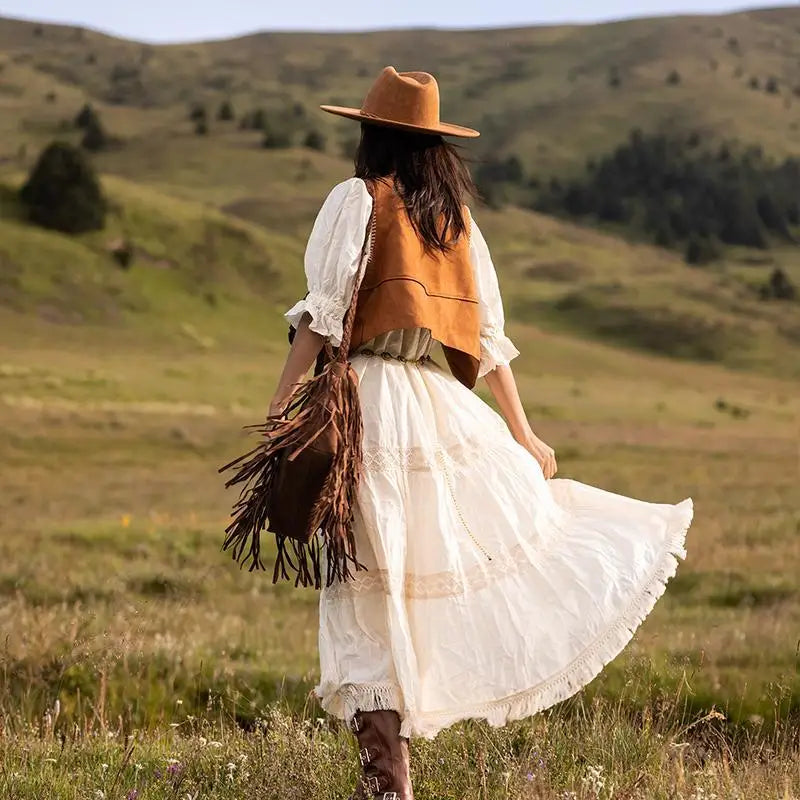 Fashion Women's Brown Button Vest Waistcoat
