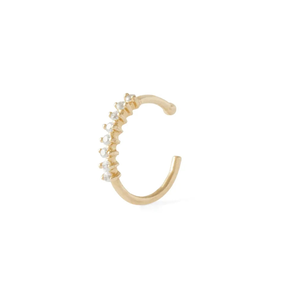 Aide 925 Sterling Silver 1pc Geometry Multi Piercing Stud Earrings For Women K Gold Simple Elegant Tassel Jewelry Gift Pendiente