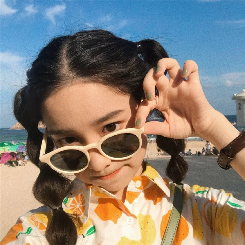2022 Sunglasses for Women Men Retro Round Full Frame Sun Glasses Female Brand Design Fashion Oversized Shades Eyewear UV400