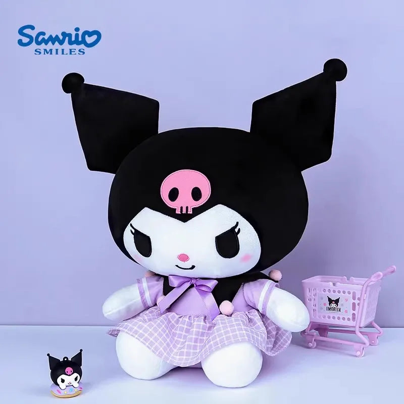 Sanrio Hello Kitty Kuromi Melody Cinnamoroll Stuffed Toys Plushier Soft Throw Pillow Plush Dolls Birthday Gift For Girl Friend