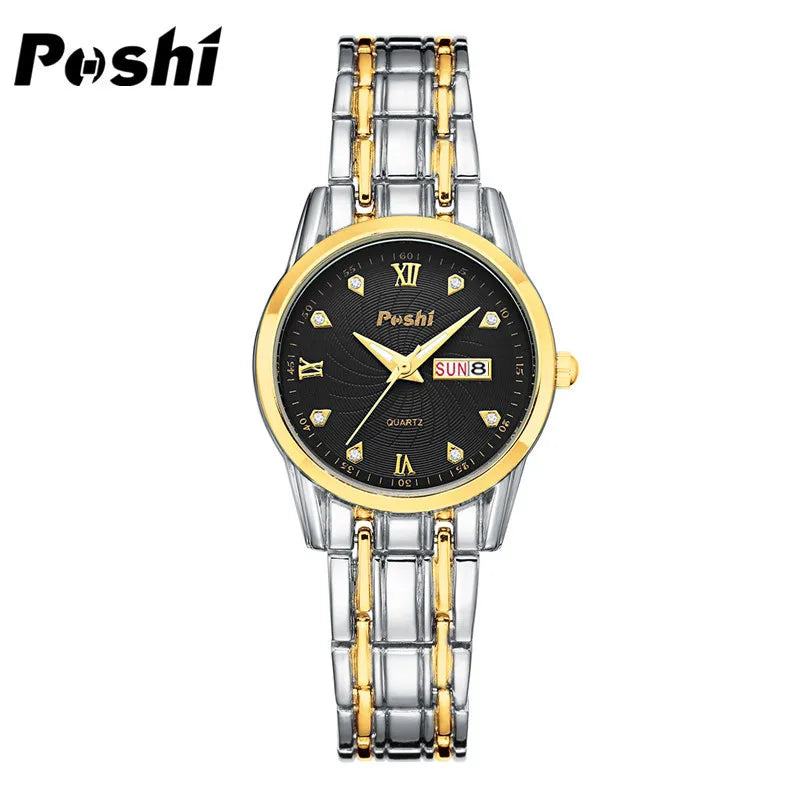 Luxury Women Watches Luminous Waterproof Fashion Ladies Quartz Watch Simple Scale Gold Plated Female Business Wristwatch Clock
