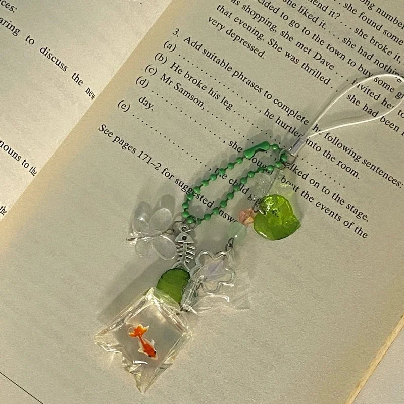 Handmade Fish Bag Keychain Jewelry Aesthetic