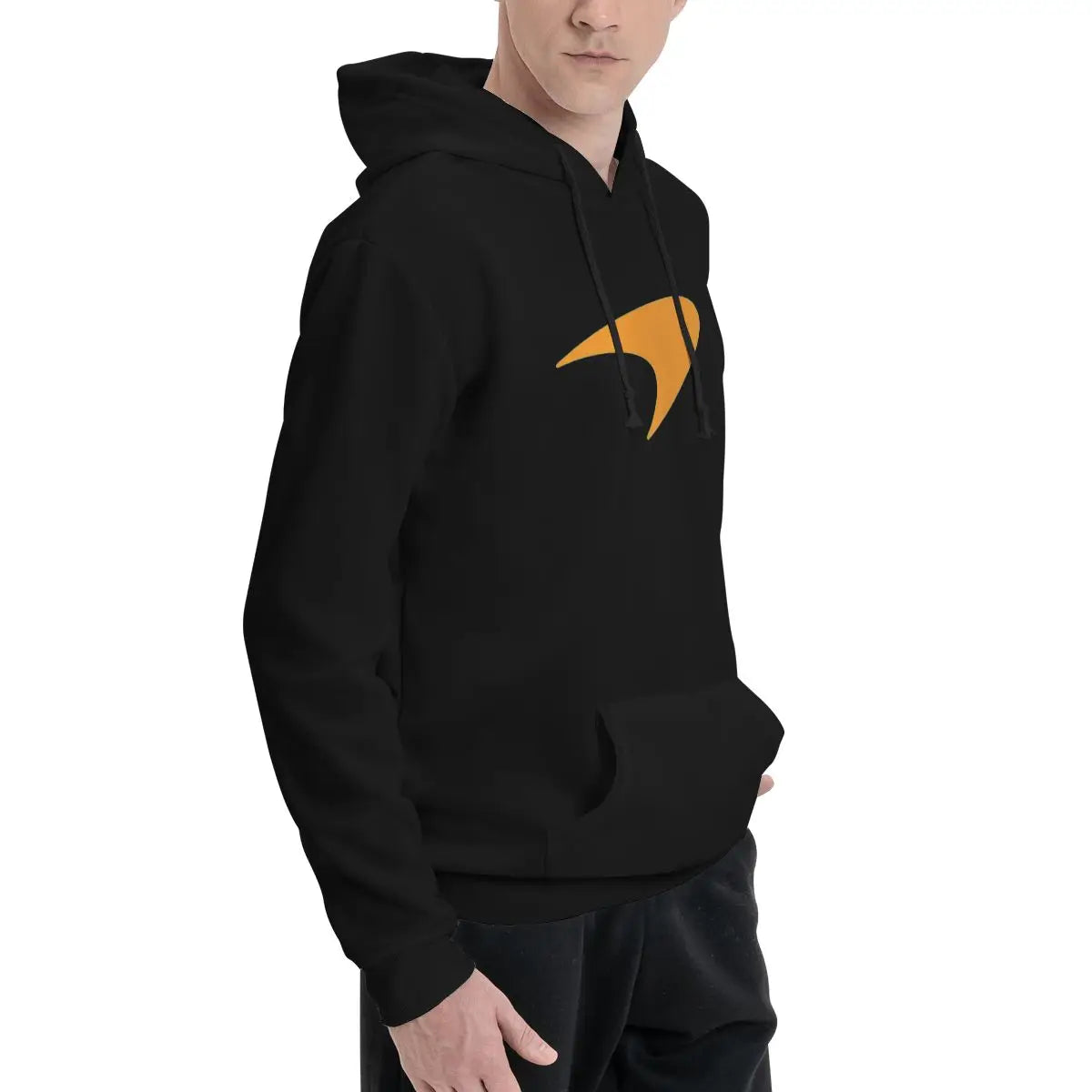 M-McLarens Papaya Logo Hoodies Men Women Casual Pullover Sweatshirts Fashion Long Sleeve Hooded Autumn Winter