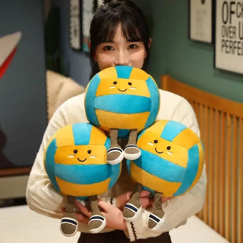 Jellycat バレーボール人形ぬいぐるみハンドメイド人形漫画アニメかわいい枕クッションホーム子供の誕生日プレゼント人形