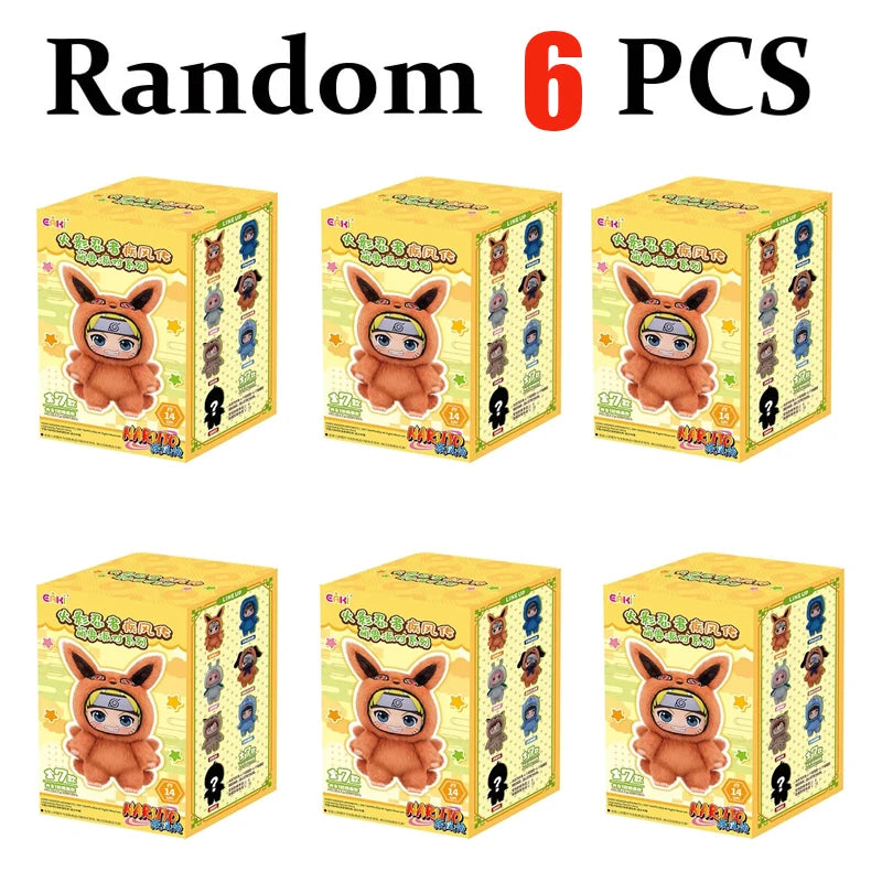 EAKI Naruto Blind Box Shippuden Party Series Uzumaki Stuffed Shippuden Original Plush Figure Ornament Toy Collection Gift