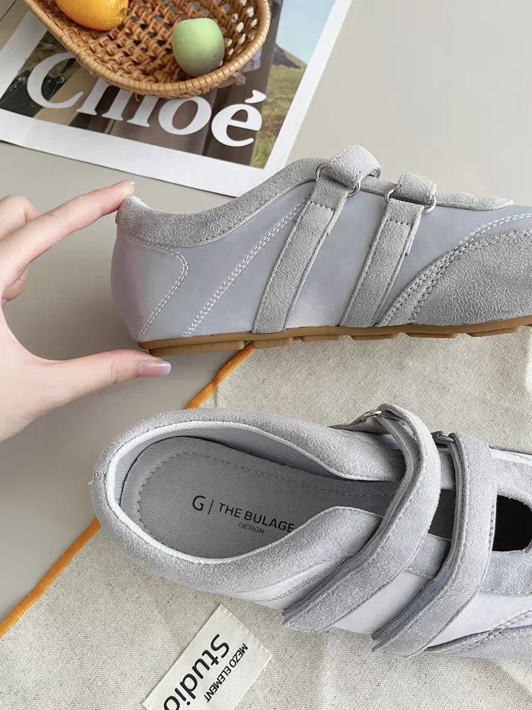 Flats Women's Sports Shoes Fashion Sneakers Casual Shallow Loafers Shoes 2025 Summer Walking Ballet Trend Zapatillas De Mujer