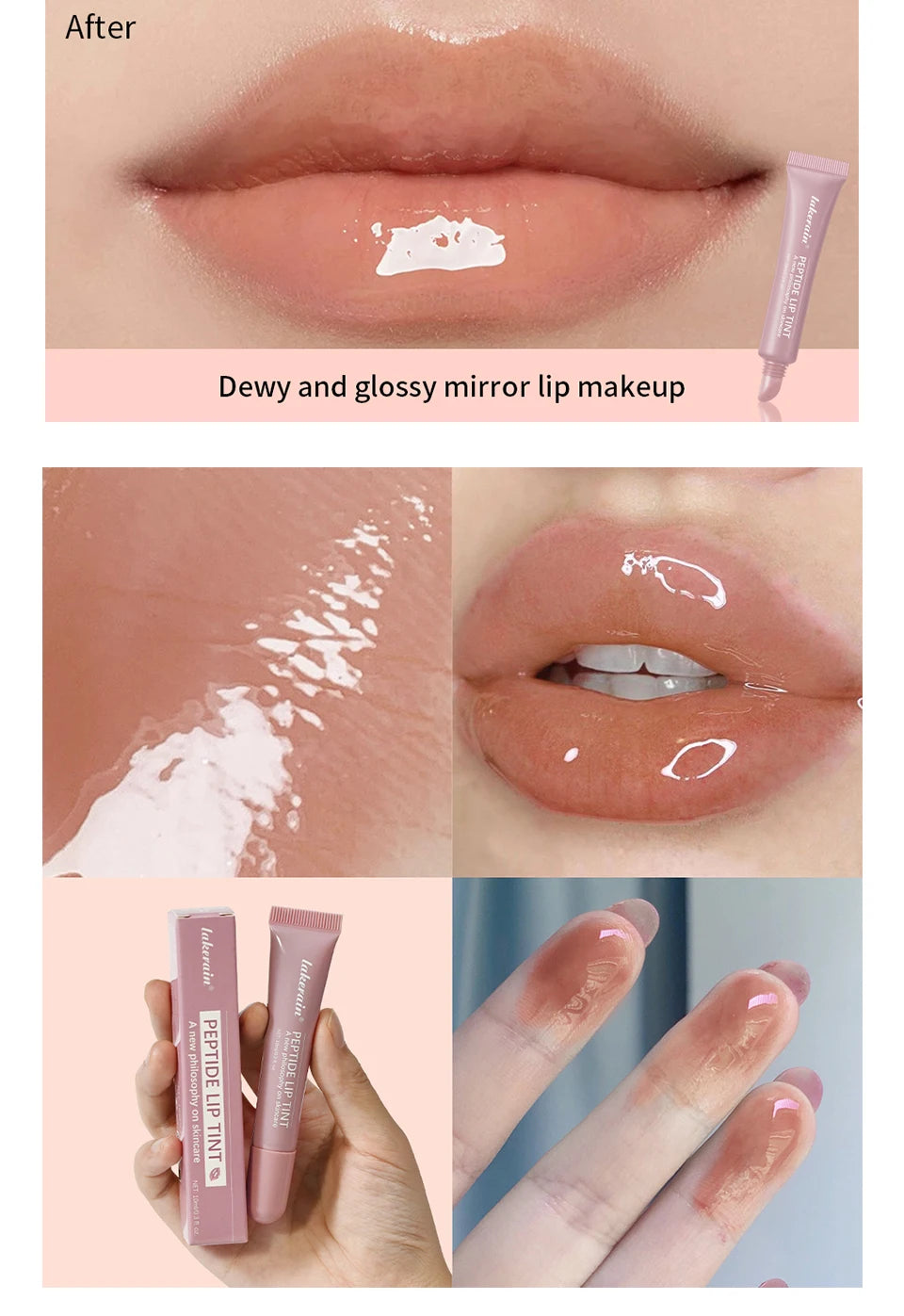 10ml ミラー リップ グレーズ モイスチャライズ ジェリー リップ エンリッチメント オイル ラスティング ウォーター ライト グラス リップ オイル リムーバー ライン リップ プロテクション セラム