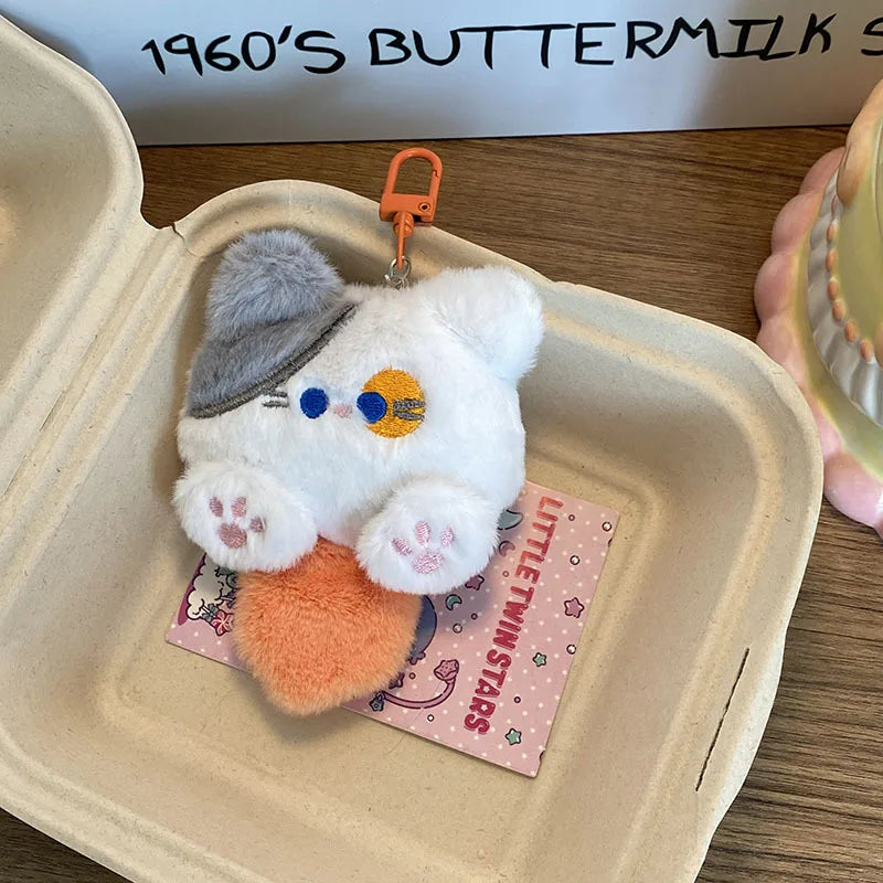 かわいいソフトぬいぐるみの小さな猫のキーホルダーぬいぐるみバッグ車のペンダントキーチェーンDIY小物子供用ぬいぐるみおもちゃ