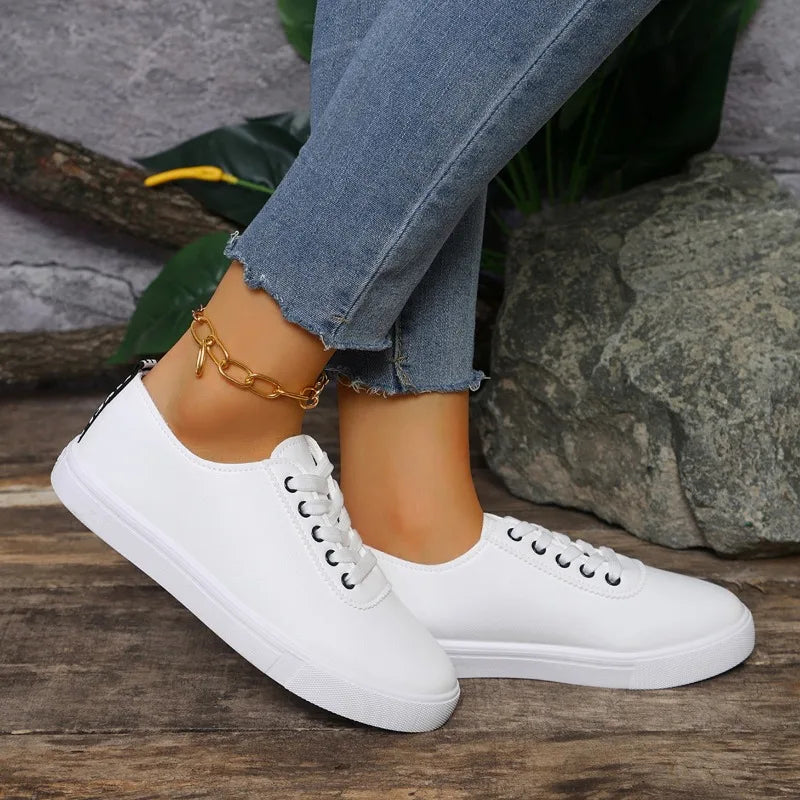 Women Sneakers 2025 Summer Fashion Breathable Shoes Woman Soft Sole Walking Sneakers Casual Women Sneaker White Sneakers Women