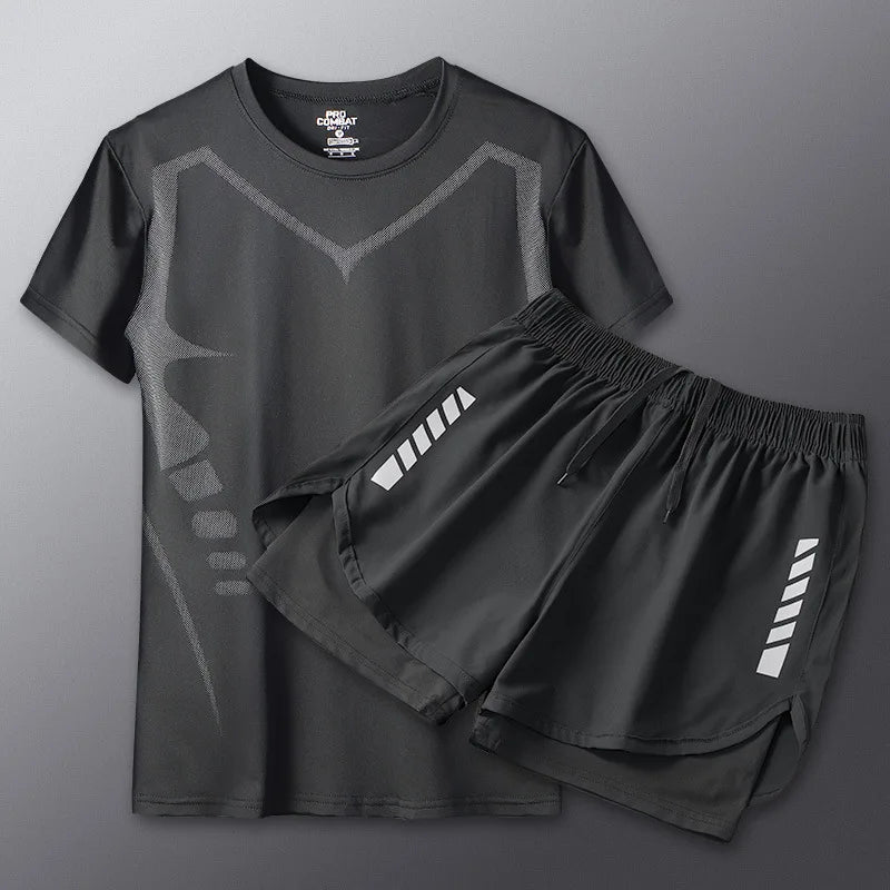 2025 Summer Men's 1-2 Piece Suits Separates Swimsuit Set Anti Embarrassment Swimming Trunks Surfing Beach Wear Sports Clothes