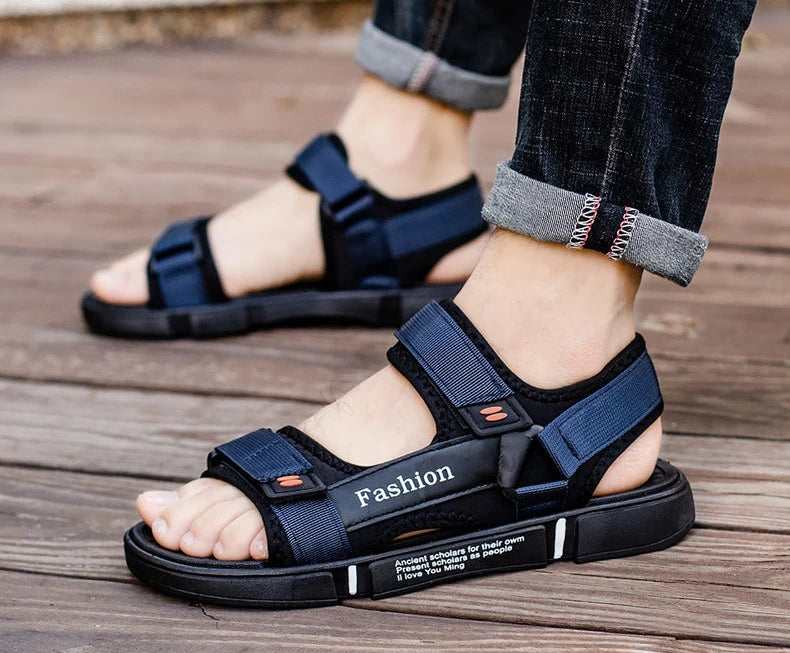 Men Sandals Summer Leisure Holiday Sandals Men Shoes New Comfortable Outdoor Sneakers Male Retro Casual Beach Sandals