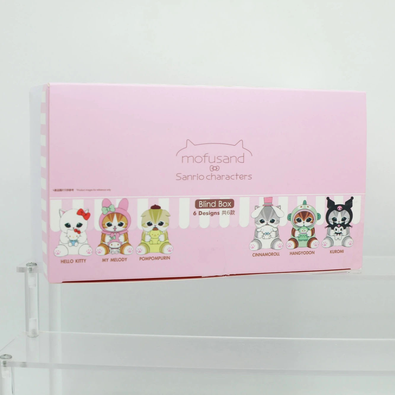 Sanrio Characters Mofusands Blind Box Toy Cat Cosplay Hangyodon Hello Kitty Kuromi Cinnamoroll Collect Figure Desk Car Decor
