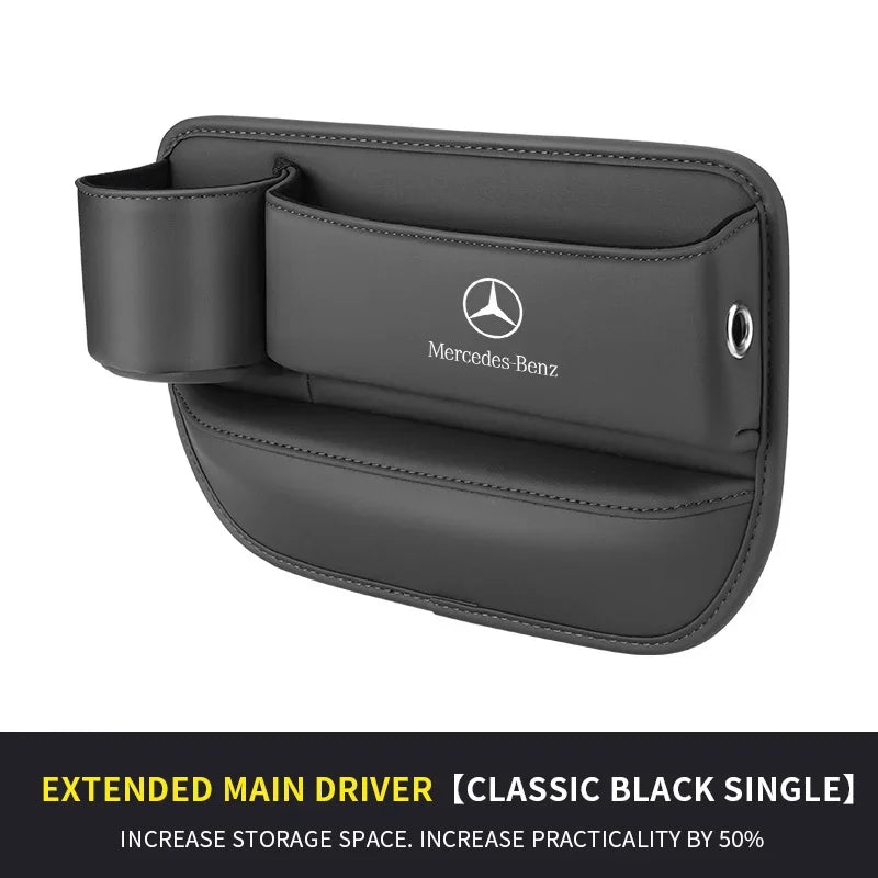 For Mercedes-Benz A B C E S V R-Class A45 C43 CLA GLA GLB GLC SLK SL Car Seat Gap Multifunction Storage Box Seat Gap Cup Holder