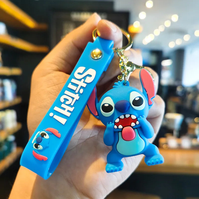 New Kawaii Anime Disney Keychain Toy Story Personalized Variety of Cartoon Doll Keyring Key Chain Car Pendant Kids Toys Gifts
