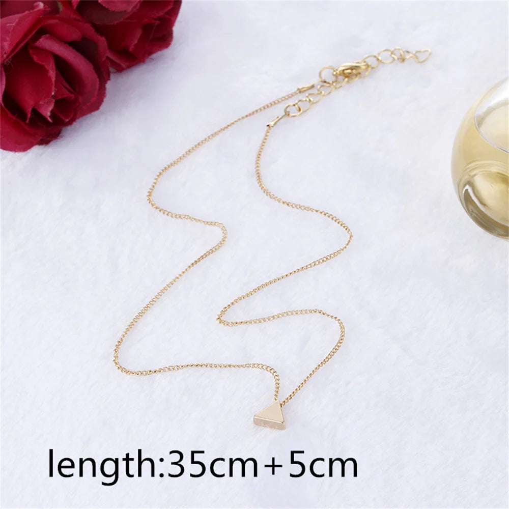 Fashion Small Heart Pendant Necklaces for Women Party Exquisite Collar Chain Golden Silver Color Chokers Necklace Jewelry Gift