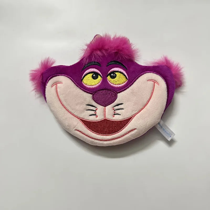 Miniso & Disney Alice In Wonderland Peripheral Accessories Kawaii Cheshire Cat Plush Cute Crossbody Bag for Girl Shoulder Bag
