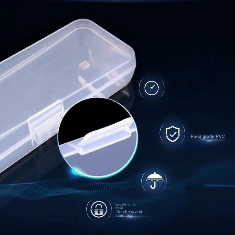 Stylish and Durable Shaving Storage Box for Men's Razors, Easy to Carry and Keep Clean and Keeps Your Shaver Well-Organized